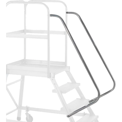 Zarges - Handlauf 7-8 Stufen Podesttreppe - Alu - Ladder Zarges - Handlauf 7-8 Stufen Podesttreppe - Alu - Ladder