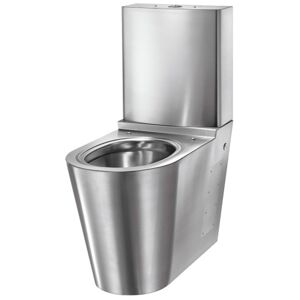 CMA Armatur Toilet Med Cisterne I Rustfrit Stål, Med Dobbelt Skyl 3/6 Liter.