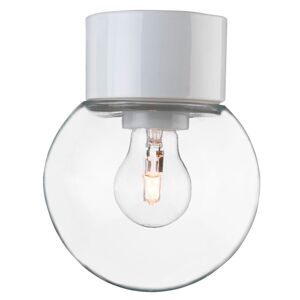 Ifö Classic Globe Loftlampe, Ø15 Cm, Hvid/klar
