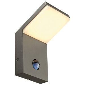 SLV Væglampe Odir S, Led 9w 3000k, 500 Lm Med Sensor, Antracit, Ip44