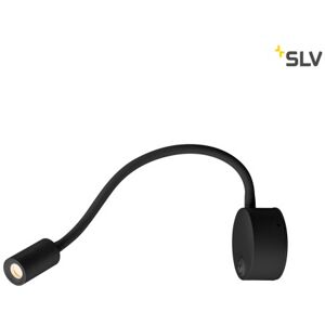 SLV Væglampe Dio Flex Plate, Led 3000k, 70 Lumen, Sort