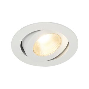 SLV Kantone Justerbar, Round, Hvid, 13w Led, Varm Hvid