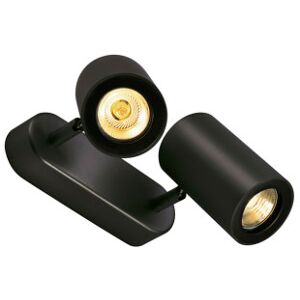 SLV Enolo B Væg- Og Loftlampe Double Sort 2x Gu10 Max. 2x 50w