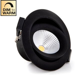 The Light Group Downlight Slc One 360° Led 8w Dtw 1800-3000k Ip44 Sort