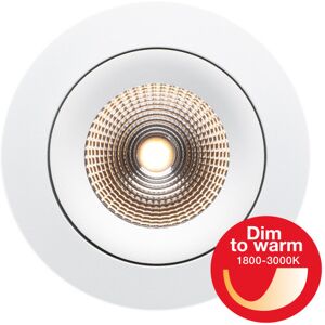 The Light Group Downlight Slc One 360° Led 8w Dtw 1800-3000k Ip44 Hvid