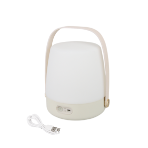 Kooduu Lite Up Genopladelig Lampe, Beige