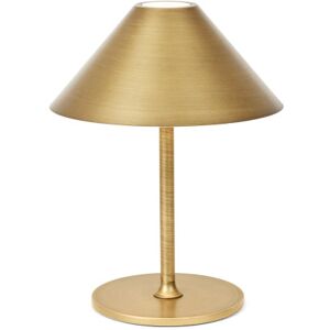 Halo Design Hygge Genopladelig Bordlampe, H25 Cm, Børstet Messing