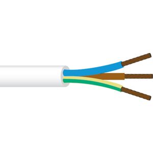 NKT RG100 3x0,75mm² Sort PVC Elektrisk Kabel - Strømforsyning NKT RG100 3x0,75mm² Sort PVC Elektrisk Kabel - Strømforsyning