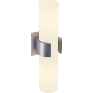 SLV DENA 2 Væglampe - Satin Glas, Aluminium, 2xE14 Max 40W SLV DENA 2 Væglampe - Satin Glas, Aluminium, 2xE14 Max 40W
