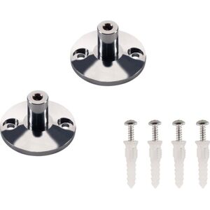 SLV Vægholder Til 12v-Wiresystem, Chrom, 2 Stk., 3cm SLV Vægholder Til 12v-Wiresystem, Chrom, 2 Stk., 3cm