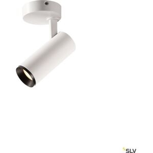 SLV Numinos S, Påbygningsspot, 3000k, 1020 Lm, 60°, Hvid/sort SLV Numinos S, Påbygningsspot, 3000k, 1020 Lm, 60°, Hvid/sort