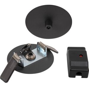 SLV Fitu, Indbygningsroset, Ø85, Mat Sort SLV Fitu, Indbygningsroset, Ø85, Mat Sort