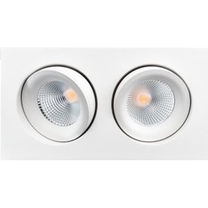 Sg Junistar Square Lux Hvit 2x7w Led 2700k - LED Downlight Sg Junistar Square Lux Hvit 2x7w Led 2700k - LED Downlight
