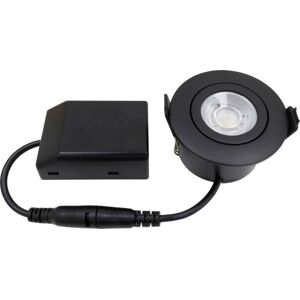 Nordtronic Low Profile Flexible Indbygningsspot, Ø5,5 Cm, Sort, 3000k Nordtronic Low Profile Flexible Indbygningsspot, Ø5,5 Cm, Sort, 3000k