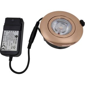 Nordtronic Low Profile Flexible Indbygningsspot, Driver, Ø8,3 Cm, Ctw, Kobber Nordtronic Low Profile Flexible Indbygningsspot, Driver, Ø8,3 Cm, Ctw, Kobber