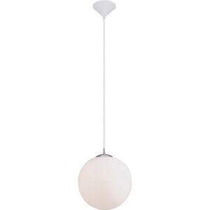 Eglo Rondo - Loftlampe - 1 fatning - E27 - Opalhvid - Børstet stål Eglo Rondo - Loftlampe - 1 fatning - E27 - Opalhvid - Børstet stål