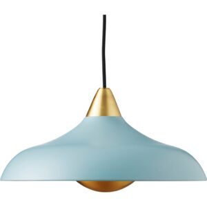 Super Living URBAN WIDE PENDANT - Metal & Messing, 36cm, Blå - Pendellampe Super Living URBAN WIDE PENDANT - Metal & Messing, 36cm, Blå - Pendellampe