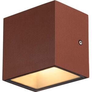 SLV Sitra S Wl Single, Udendørs Led Væg Påbyg, Rustfarv Cct 3000/4000k SLV Sitra S Wl Single, Udendørs Led Væg Påbyg, Rustfarv Cct 3000/4000k