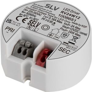 SLV LED Strømforsyning 12V 24W rund - IP20 SLV LED Strømforsyning 12V 24W rund - IP20
