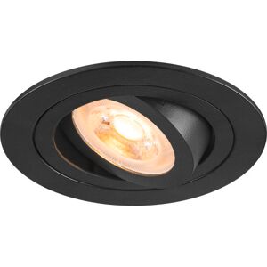 SLV New Tria 75 Downlight Sort Gu10 Maks 10w Ip20 SLV New Tria 75 Downlight Sort Gu10 Maks 10w Ip20