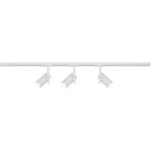 Nordlux Jerome Link 3 Skinnespots + Strømskinne, 1 Meter, Hvid Nordlux Jerome Link 3 Skinnespots + Strømskinne, 1 Meter, Hvid