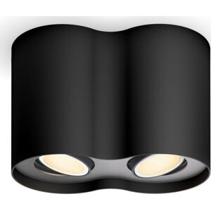 Philips Hue Pillar Påbygningsspot, 2 Spots, Sort Philips Hue Pillar Påbygningsspot, 2 Spots, Sort