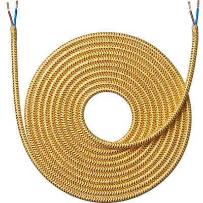 eg_nordic - STOFLEDNING SHINNY GOLD 4M - 4M - Shinny Gold - Kabel eg_nordic - STOFLEDNING SHINNY GOLD 4M - 4M - Shinny Gold - Kabel