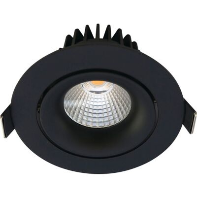Nordtronic Velia Tilt Indbygningsspot, Rund, Mat Sort, 2700k Nordtronic Velia Tilt Indbygningsspot, Rund, Mat Sort, 2700k