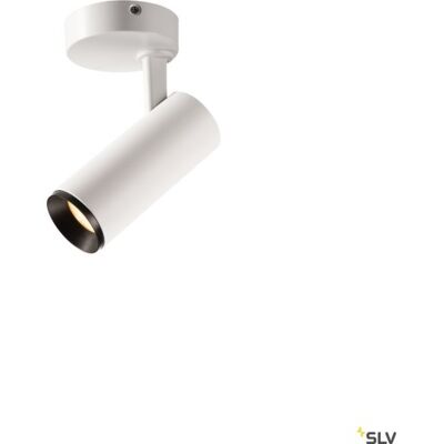 SLV Numinos S, Påbygningsspot, 2700k, 985 Lm, 36°, Hvid/sort SLV Numinos S, Påbygningsspot, 2700k, 985 Lm, 36°, Hvid/sort