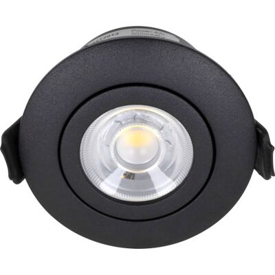 Nordtronic Low Profile Flexible Indbygningsspot, Driver, Ø5,5 Cm, Sort, 2700k Nordtronic Low Profile Flexible Indbygningsspot, Driver, Ø5,5 Cm, Sort, 2700k