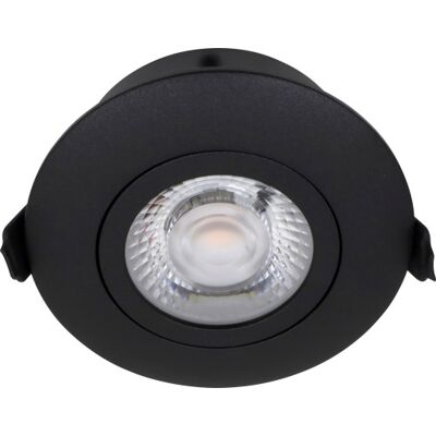 Nordtronic Low Profile Flexible Indbygningsspot, Ø8,3 Cm, Sort, 2700k Nordtronic Low Profile Flexible Indbygningsspot, Ø8,3 Cm, Sort, 2700k