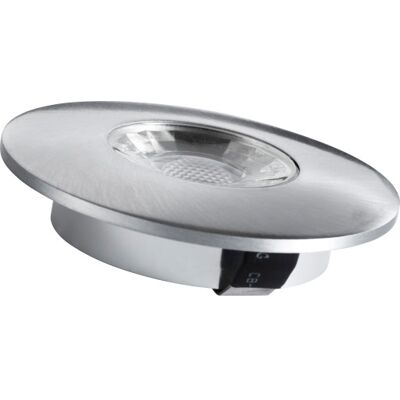 Lumenlight Maestro Møbelspot, 3w, Børstet Stål Lumenlight Maestro Møbelspot, 3w, Børstet Stål