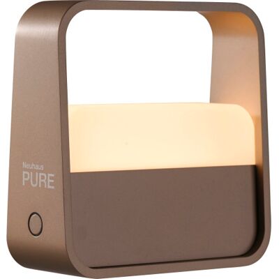 Paul Neuhaus 4055-97 LED Akku Tischleuchte PURE Go bronze dimmbar - LED Bordlampe Paul Neuhaus 4055-97 LED Akku Tischleuchte PURE Go bronze dimmbar - LED Bordlampe