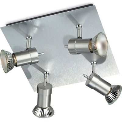 Philips Aluminium 4xGU10 Spot - Indendørs Lys Philips Aluminium 4xGU10 Spot - Indendørs Lys