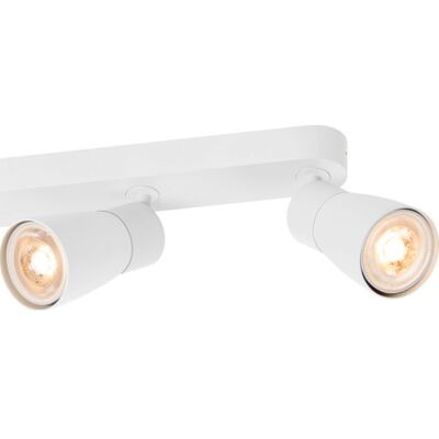 SLV Puri Cw Væg- Og Loftlampe Hvid/hvid Gu10 6w Ip20 SLV Puri Cw Væg- Og Loftlampe Hvid/hvid Gu10 6w Ip20