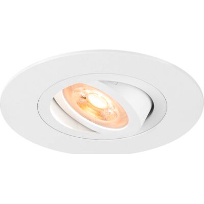 SLV New Tria 75 Xl Downlight Hvid Gu10 Maks 10w Rund Ip20 SLV New Tria 75 Xl Downlight Hvid Gu10 Maks 10w Rund Ip20