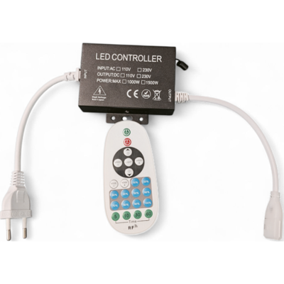 Hilux Fjernbetjent Lysdæmper Til Hilux Highpower Led Strip, 230v Hilux Fjernbetjent Lysdæmper Til Hilux Highpower Led Strip, 230v