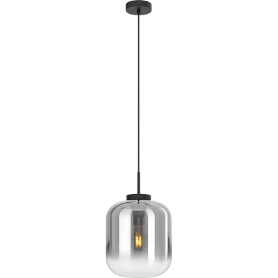 Eglo Bulciago Pendel Med Røgfarvet Glas, Ø250 Eglo Bulciago Pendel Med Røgfarvet Glas, Ø250