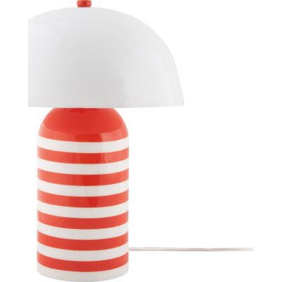 Leitmotiv Rayado Retro Bordlampe, Stribet Orange Leitmotiv Rayado Retro Bordlampe, Stribet Orange