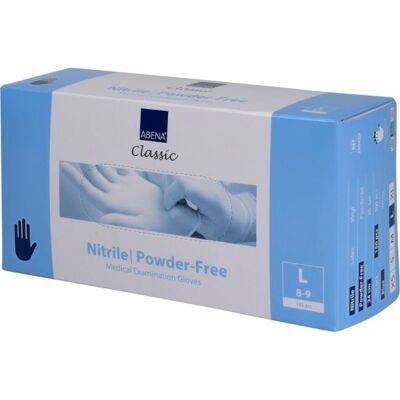 Abena Classic Nitrilhandske, Str. L, 150 Stk. Abena Classic Nitrilhandske, Str. L, 150 Stk.