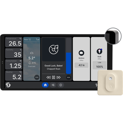 Shelly X2i Vægdisplay, Bluetooth & Wi-Fi, Sølv Shelly X2i Vægdisplay, Bluetooth & Wi-Fi, Sølv