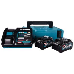 Makita Xgt® Batteri Og Ladesæt, 2 Stk. 40 V/4,0 Ah Og Lader