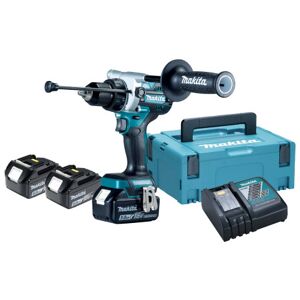 Makita Slagboremaskine Dhp486rt3j, 3 X 18 V/5,0 Ah