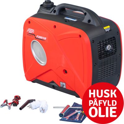 Fogo F3001is Generator/inverter 230v, 2,5 Kw, Rato Benzinmotor Fogo F3001is Generator/inverter 230v, 2,5 Kw, Rato Benzinmotor