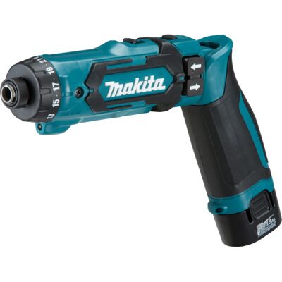 Makita Knækskruetrækker Df012dsj, 2 X 7,2 V/1,5 Ah I Makpac Makita Knækskruetrækker Df012dsj, 2 X 7,2 V/1,5 Ah I Makpac