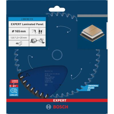 Bosch Expert Savklinge, Ø165/20 Mm, 48 Td. Bosch Expert Savklinge, Ø165/20 Mm, 48 Td.