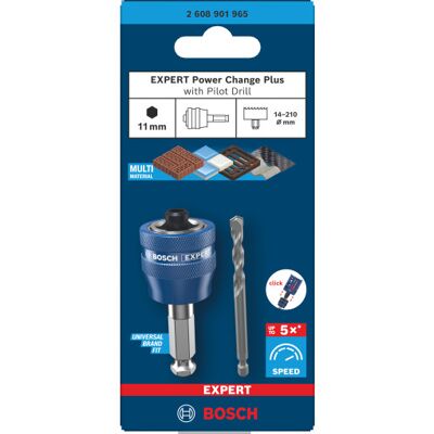 Bosch Power-Change Plus Hulsavadapter Med Tct-Bor, 11 X 105 Mm Bosch Power-Change Plus Hulsavadapter Med Tct-Bor, 11 X 105 Mm