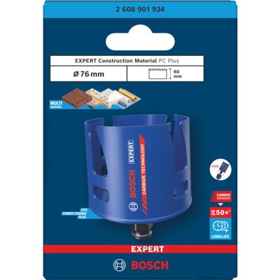 Bosch Expert Construction Material Pc Plus Hulsav, 76 Mm Bosch Expert Construction Material Pc Plus Hulsav, 76 Mm