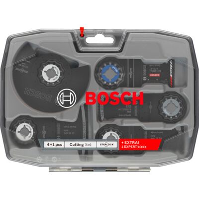 Bosch Starlock Savklingesæt Til Træ/metal/plast, 5 Dele Bosch Starlock Savklingesæt Til Træ/metal/plast, 5 Dele