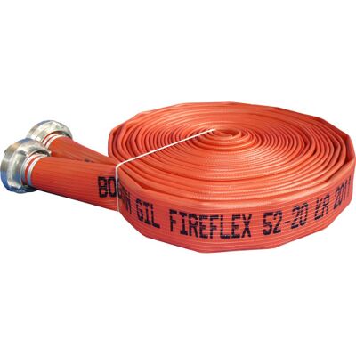 2" Brandslangesæt, 20 M Rød Gummibelagt Med C Storz-Koblinger 2" Brandslangesæt, 20 M Rød Gummibelagt Med C Storz-Koblinger